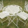 Maribelle Folding Garden Patio Furniture Set Round Table And Two Square Chairs -Serene Spaces 02AFGZSXVAN