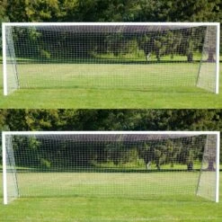 PAIR Of 24FT X 8FT Football Net (0M Top Runback, 2M Bottom Runback)