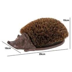 Woodside Cast Iron Hedgehog Boot Brush & Scraper -Serene Spaces 0G10YYTFINS