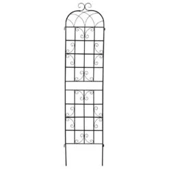 Woodside XL Metal Garden Trellis Climbing Plant Support Frame, Pack Of 2 -Serene Spaces 0NWVPVA22WZ