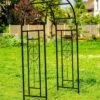 Woodside Northwold Metal Garden Arch, Traditional Decorative Archway For Paths/Entrances -Serene Spaces 1QAFXTEKQSS