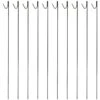 Woodside Pack Of 10 8mm X 135cm Metal Barrier Safety Netting Fence Pins/Stakes