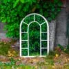 Maribelle White Metal Garden Arch Mirror Home Decoration -Serene Spaces 1VU2XSDJC5B