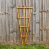Woodside 1.2m Wooden Garden Fan Trellis, Climbing Plant/Flower Support- 2 Pack