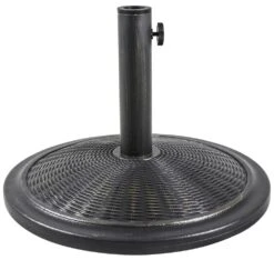 Woodside Rollesby 13kg Universal Round Garden Patio Parasol Umbrella Base Weight