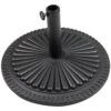 Woodside Corton 15kg Universal Round Garden Patio Parasol Umbrella Base Weight