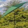 Woodside Large 2.7m Garden Parasol Umbrella With Winding Crank & Tilt Green -Serene Spaces 2J0IAHHEHPL