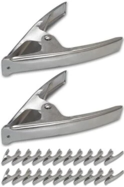 Woodside Pack Of 24 Heavy Duty Spring Clamps Market Stall Tarpaulin Clips New