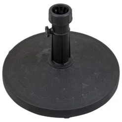 Woodside Brome 15kg Universal Round Garden Patio Parasol Umbrella Base Weight