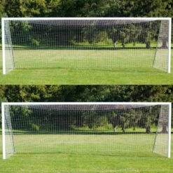 Serene Spaces 34 2 X 12FT X 6FT Football/Soccer Replacement Net/Netting Fits Samba/Poly Goal