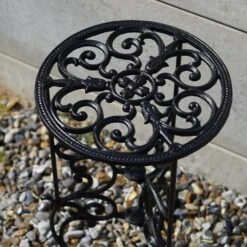 Woodside Heavy Duty Cast Iron Indoor/Outdoor Home/Garden Plant Pot Display Stand -Serene Spaces 5GE2CRXTXZZ