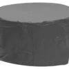 Oxbridge Grey Medium Round Waterproof Outdoor Garden Patio Set Furniture Cover -Serene Spaces 5PCEFEEMKB1