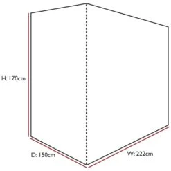 Woodside 3 Seater Garden Swing Cover Patio Furniture Set Waterproof Shelters -Serene Spaces 5QBWJWRG2GM