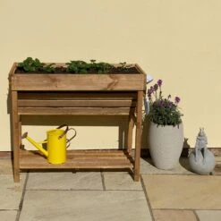 Woodside Thurne Raised Wooden Garden Bed Planter, Plants & Vegetable/Herb Box -Serene Spaces B1BQBZ21F05