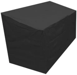 Serene Spaces 8 Oxbridge Black 4 Seater 1.8m 6ft Waterproof Outdoor Garden Bench Furniture Cover