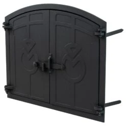 Woodside Cast Iron Outdoor Pizza/Fire Wood Oven Door, 48cm X 38cm Door -Serene Spaces CQUAHA52I53