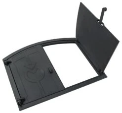 Woodside Cast Iron Outdoor Pizza/Fire Wood Oven Door, 48cm X 38cm Door -Serene Spaces CYEJYDWPFTC