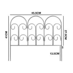 Woodside Twist Garden Border Edging 5 Pack, 2.25m Total Length -Serene Spaces EIHWJVMUYN1