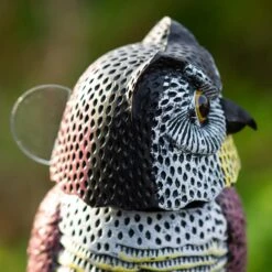 4 X Woodside Large Realistic Bird/Pigeon/Crow Owl Decoy With Rotating Head -Serene Spaces FCBQFUVNERW