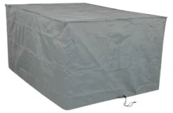 Woodside Heavy Duty Waterproof Garden Rattan Cube Set Cover GREY 115x175x74cm