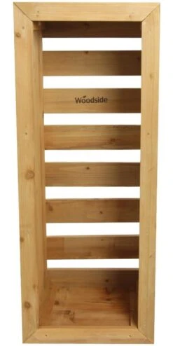 Woodside Reedham Stained Wooden Garden Trough Planter/Flower Trough Box, 95 Litres -Serene Spaces H5VV4WNP0NF