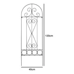 Woodside Hainford Metal Garden Trellis Climbing Plant Support Frame, Pack Of 5 -Serene Spaces HFQHGIWFHUA