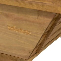 Woodside Thurne Raised Wooden Garden Bed Planter, Plants & Vegetable/Herb Box -Serene Spaces I1FZ5YASXNX