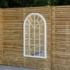 Woodside Redwick XXL Decorative Arched Outdoor Garden Mirror, H: 131cm X W: 75cm -Serene Spaces IHVSNMBEECT