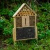 Woodside Standing Wooden Insect Hotel With Ground Stakes, Outdoor Bug/Bee House -Serene Spaces IPFO52LGWJX