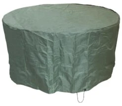 Woodside 2-4 Seater Green Waterproof Round Garden Patio Furniture Set Cover