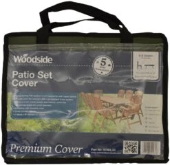 Woodside 6-8 Seater Green Rectangular Garden Waterproof Patio Furniture Cover -Serene Spaces JSYUBMMSFAW
