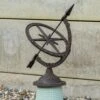 Woodside Decorative Cast Iron Traditional Antique Garden Table Sundial -Serene Spaces K5COEHMPMOT