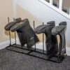Woodside Steel Wellington Boot Rack 4 Pairs Walking Shoe Storage Stand -Serene Spaces K5NMQOW154H