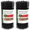 Woodside Prickle Strip Dig Stopper, Anti Dog & Cat Scat Mat, Garden Animal Scarer X 2 -Serene Spaces KGQTON2TTCF