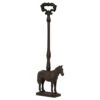 Woodside Heavy Duty Cast Iron Decorative Horse Shaped Door Stop With Handle, Doorstopper/Jammer -Serene Spaces L4QTE032JFH