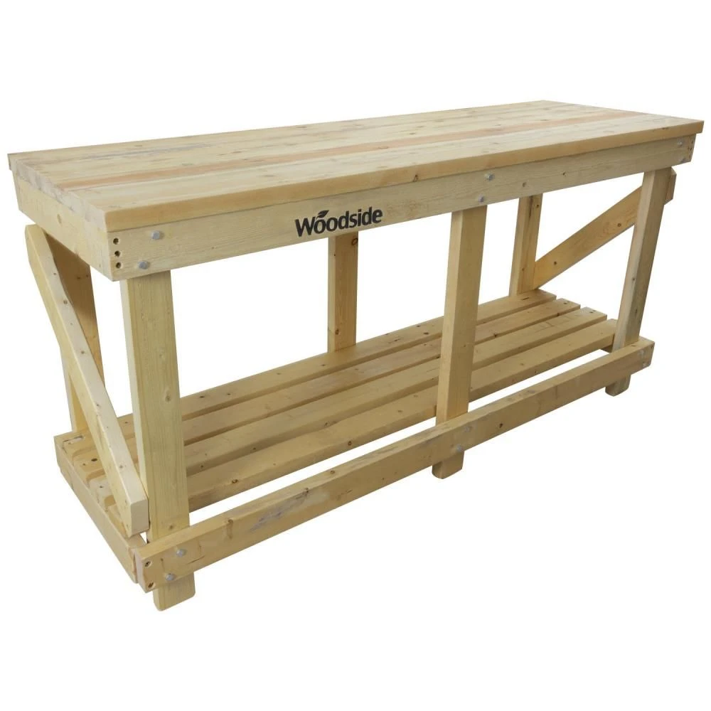 Woodside 1.8M Wooden Work Bench 4 Woodside 1.8M Wooden Work Bench - Image 2