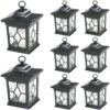 Woodside 6 X Solar Powered Hanging Candle Lanterns/Lamp/Coach Light -Serene Spaces MRMBAER3MOP