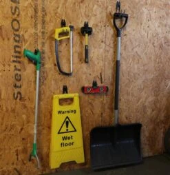 Woodside Heavy Duty Wall Mounted Garage Hanging Hooks, Utility Tool Hangers (Pack Of 15) -Serene Spaces NCP2XBARGDE