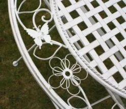 Maribelle Folding Garden Patio Furniture Set Round Table And Two Square Chairs -Serene Spaces NXMZH5S50DB