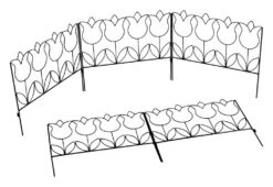 Woodside Tulip Garden Border Edging 5 Pack, 2.3m Total Length