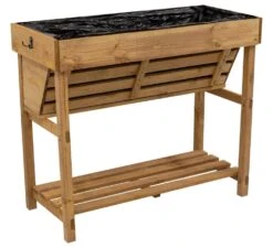 Woodside Thurne Raised Wooden Garden Bed Planter, Plants & Vegetable/Herb Box -Serene Spaces PAGB1M0WWUF