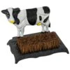 Woodside Outdoor Garden Cast Iron Boot Brush, Novelty Cow Welly Mud Scraper -Serene Spaces PO5QMO4Y5MV