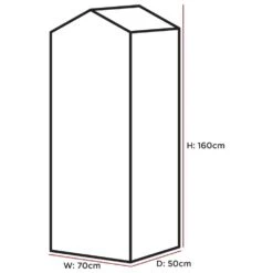 Woodside 4 Tier Garden Greenhouse/Growhouse With Reinforced Cover -Serene Spaces PVRDO1GIMU3