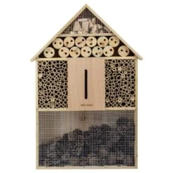 Woodside Standing Wooden Insect Hotel With Ground Stakes, Outdoor Bug/Bee House -Serene Spaces Q0GG5OOAFFO
