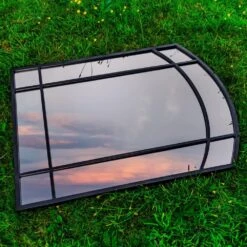 Woodside Byford XL Decorative Arched Outdoor Garden Mirror, W: 80cm X H: 110cm 6 Woodside Byford XL Decorative Arched Outdoor Garden Mirror, W: 80cm X H: 110cm -Serene Spaces RAZYAN4KJKC