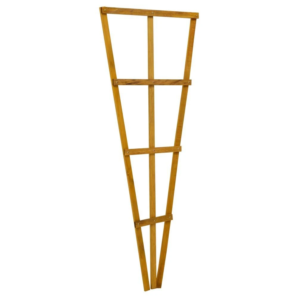Woodside 1.2m Wooden Garden Fan Trellis, Climbing Plant/Flower Support- 2 Pack 7 Woodside 1.2m Wooden Garden Fan Trellis, Climbing Plant/Flower Support- 2 Pack - Image 5