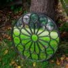 Woodside Ryton Decorative Round Outdoor Garden Mirror, Dia: 60cm -Serene Spaces SAG2SDG20VN