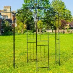 Woodside Santon Metal Garden Birdcage Pergola -Serene Spaces SAWRCR4WUQM