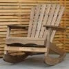 Woodside Aldeby Adirondack Outdoor Garden Patio Wooden Rocking Chair 2 Woodside Aldeby Adirondack Outdoor Garden Patio Wooden Rocking Chair -Serene Spaces T0ZIMM5UP5V