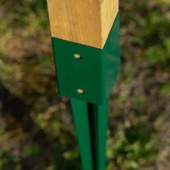 Woodside Steel Fence Post Holders/Ground Stakes, 75mm/3” Square (pack Of 8) -Serene Spaces U1CDKXLREND
